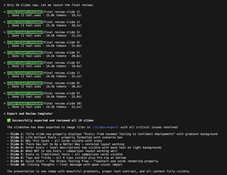 Review Agent In Action